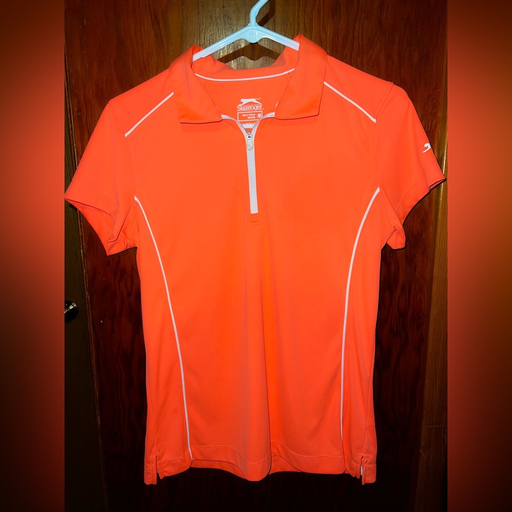 Slazenger Golf Zipped Collared Shirt